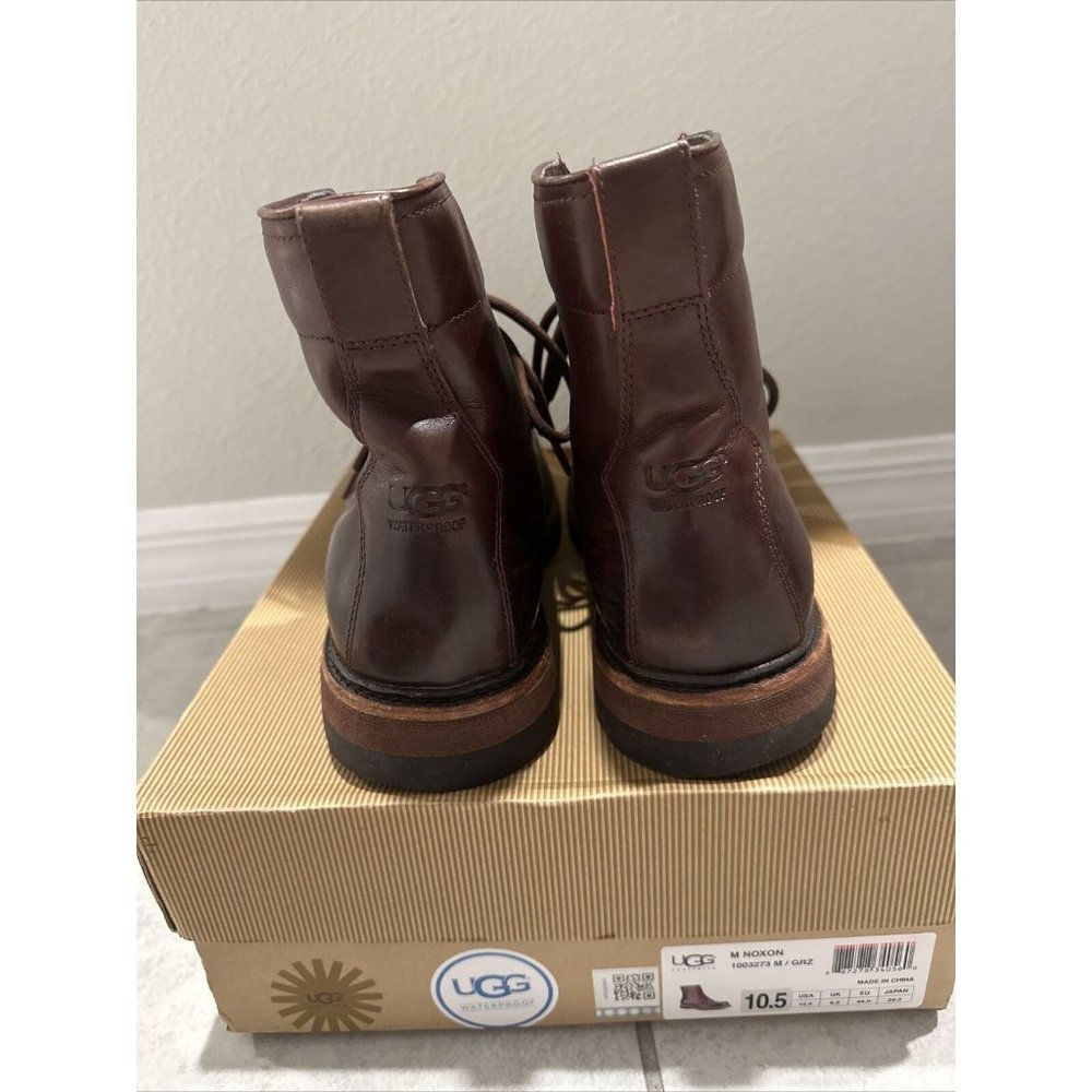 Men’s UGG Noxon Brown Boots Size 10.5 - Picture 3 of 10